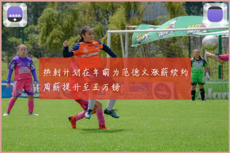 热刺计划在年前为范德文涨薪续约周薪提升至五万镑
